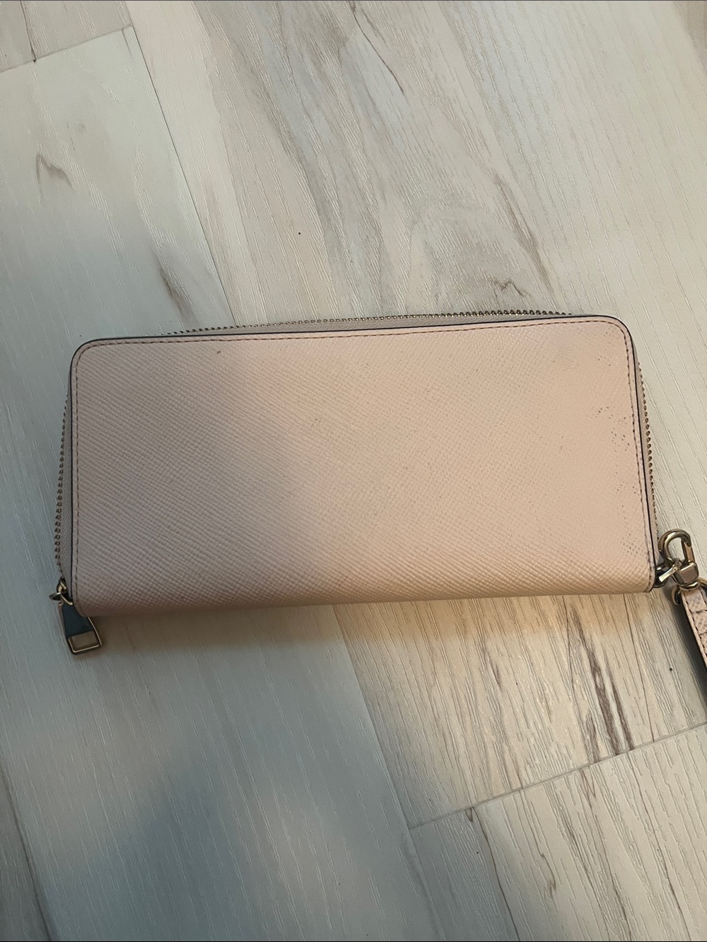 Tory Burch Blush Pink Zip-Around Wristlet Wallet - Picture 3 of 4